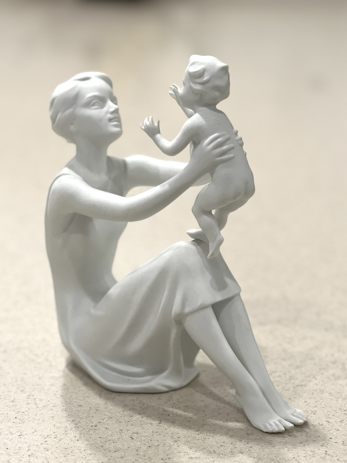 Kaiser ~ Mother and Child ~ White Bisque Porcelain Figurine
