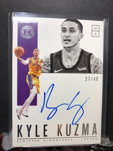 【RC】donruss／next day auto kuzma クーズマサイン RC】donruss／next day auto kuzma クーズマサイン