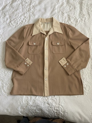 希少 50s Vintage Open Collar Cotton Shirts
