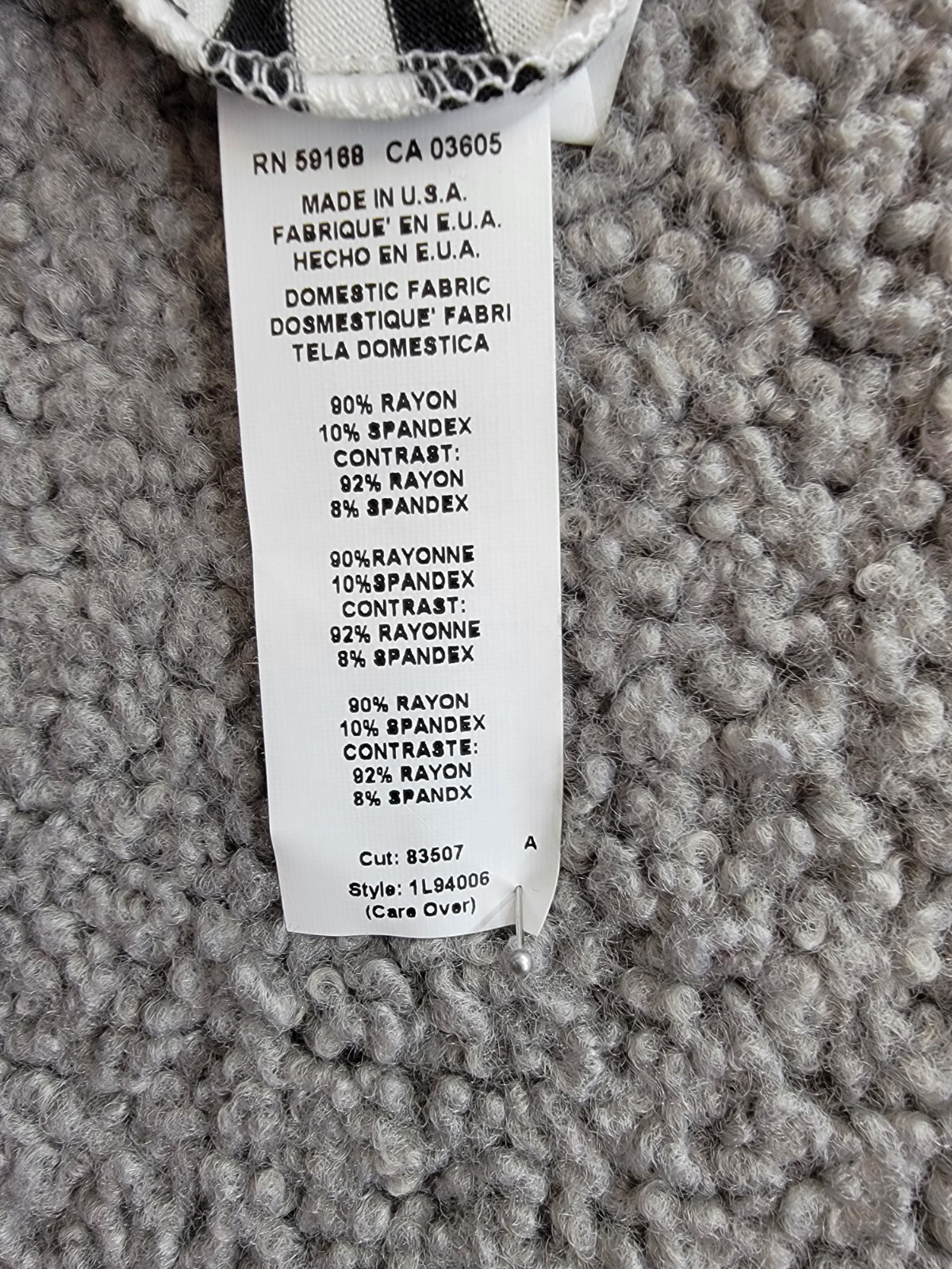 Karen Kane Sleeveless Contrast Collar Dress Women's Large Stripe Pullover Style - Picture 12 of 15