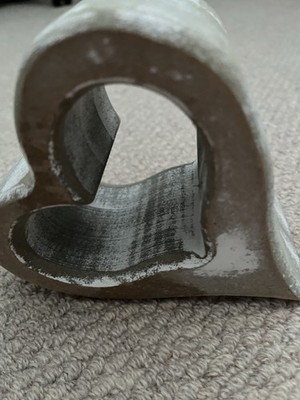 Grey  Wooden Love Heart Decorative Ornament Valentines Day Gift Home Decor