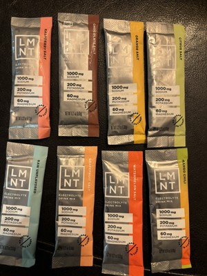 LMNT Zero Sugar Electrolytes - Sample Pack | Drink Mix | 8 Sticks
