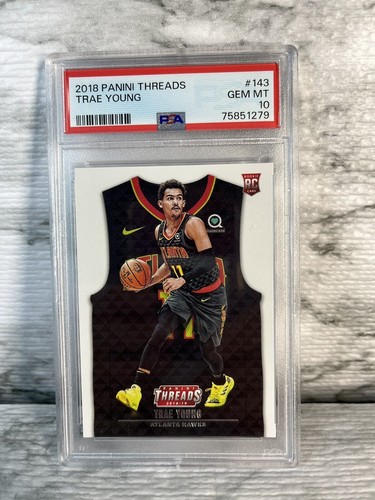 Trae Young Threads RC PSA 10 トレイヤング NBA PSA 10! TRAE YOUNG ROOKIE CARD PANINI THREADS ATLANTA HAWKS