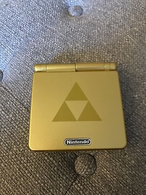 Nintendo Game Boy Advance SP Legend of Zelda Gold Handheld System