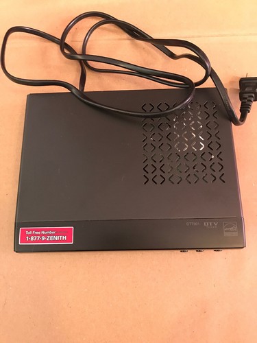 Zenith DTT901 Digital TV Tuner Converter Box W/ Cable (Read)