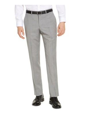 

ARMANI EXCHANGE Мужской серый костюм с плоской передней частью, раздельный приталенный костюм W38\L32