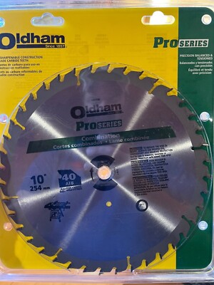 Oldham 10'' 40 ATB ProSeries Combination Saw Blade - 5pk - FREE SHIPPING!