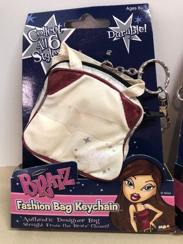 NEW! MGA Bratz Fashion Bag Keychain Authentic Designer Bag RARE! Set Of 2