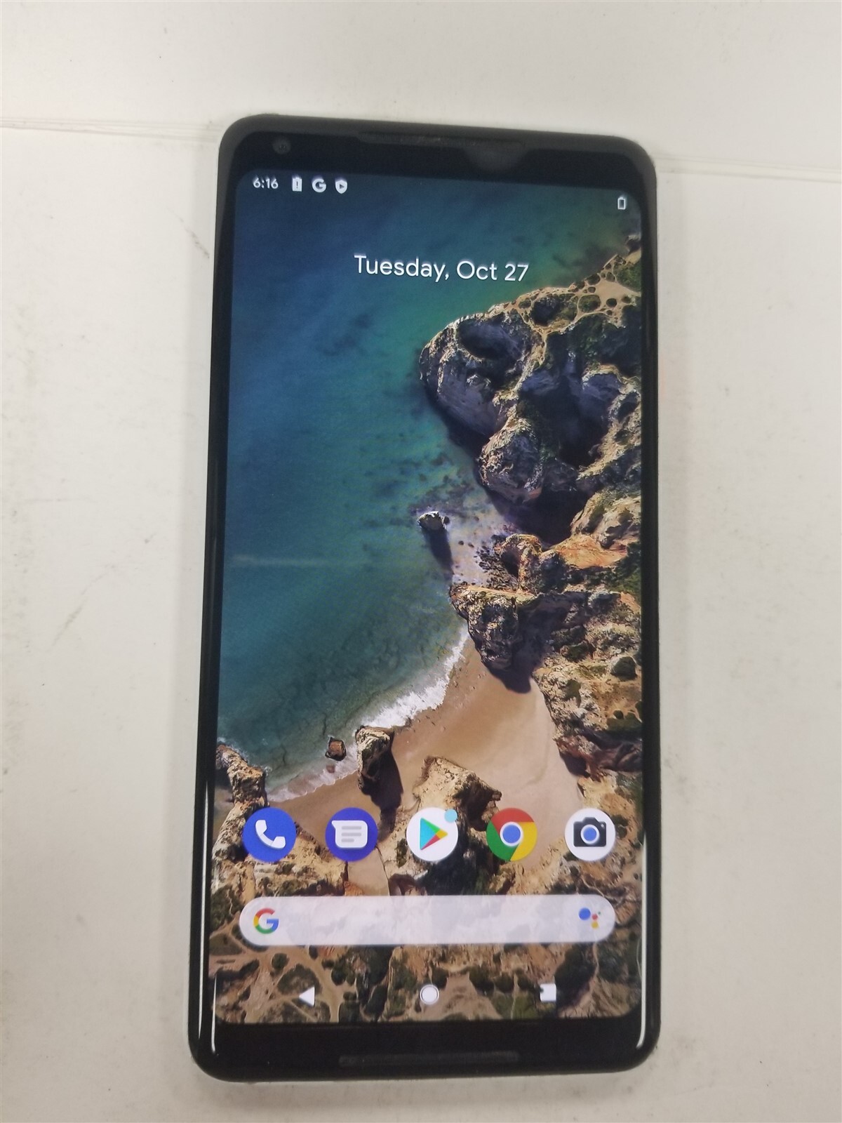 GOOGLE PIXEL 2 XL 64GB WHITE G011C (UNLOCKED) DAMAGED CD8355