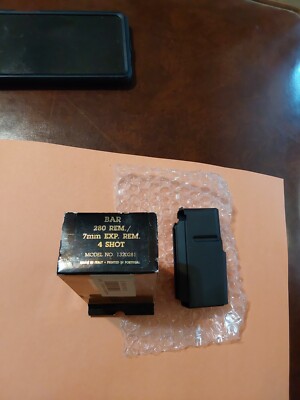 BROWNING BAR Mark 1 FACTORY REM., 7mm Exp Rem Mag Magazine NEW OEM 4 SHOT ITALY