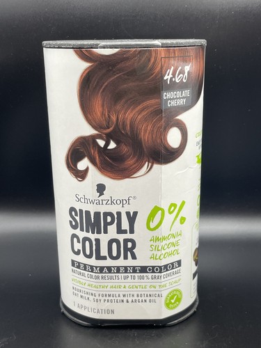 4.68 Chocolate Cherry - Permanent Hair Color No Ammonia