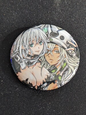 Guilty Gear Special Doujin Pin Badge Ramlethal & Elphelt Valentine Mint  