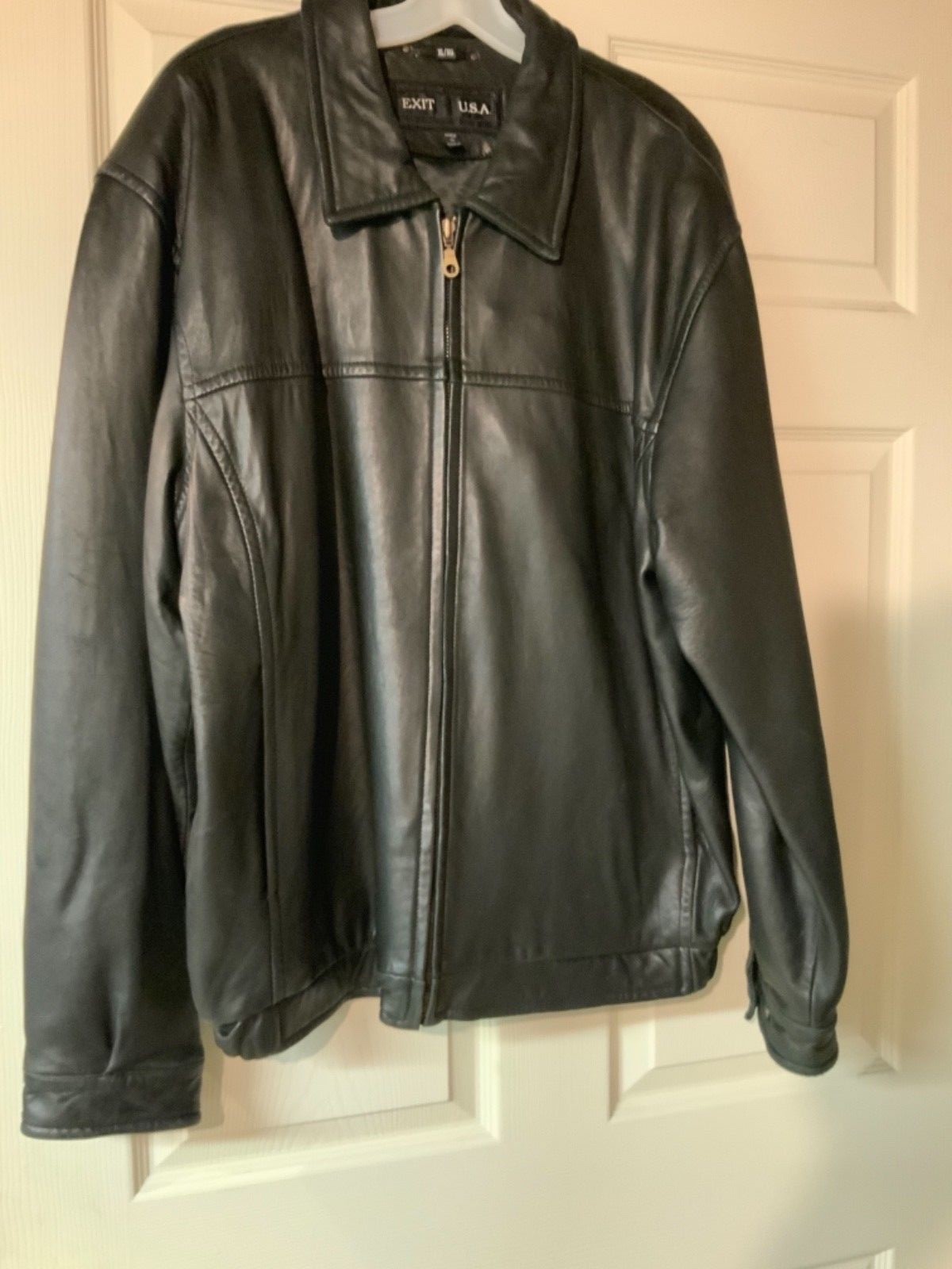 Exit USA men's soft leather jacket XL | eBay