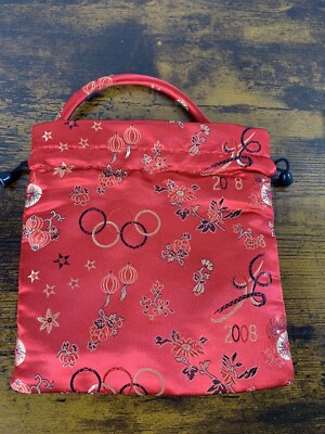 2008 Beijing Olympic Draw String Hand Purse