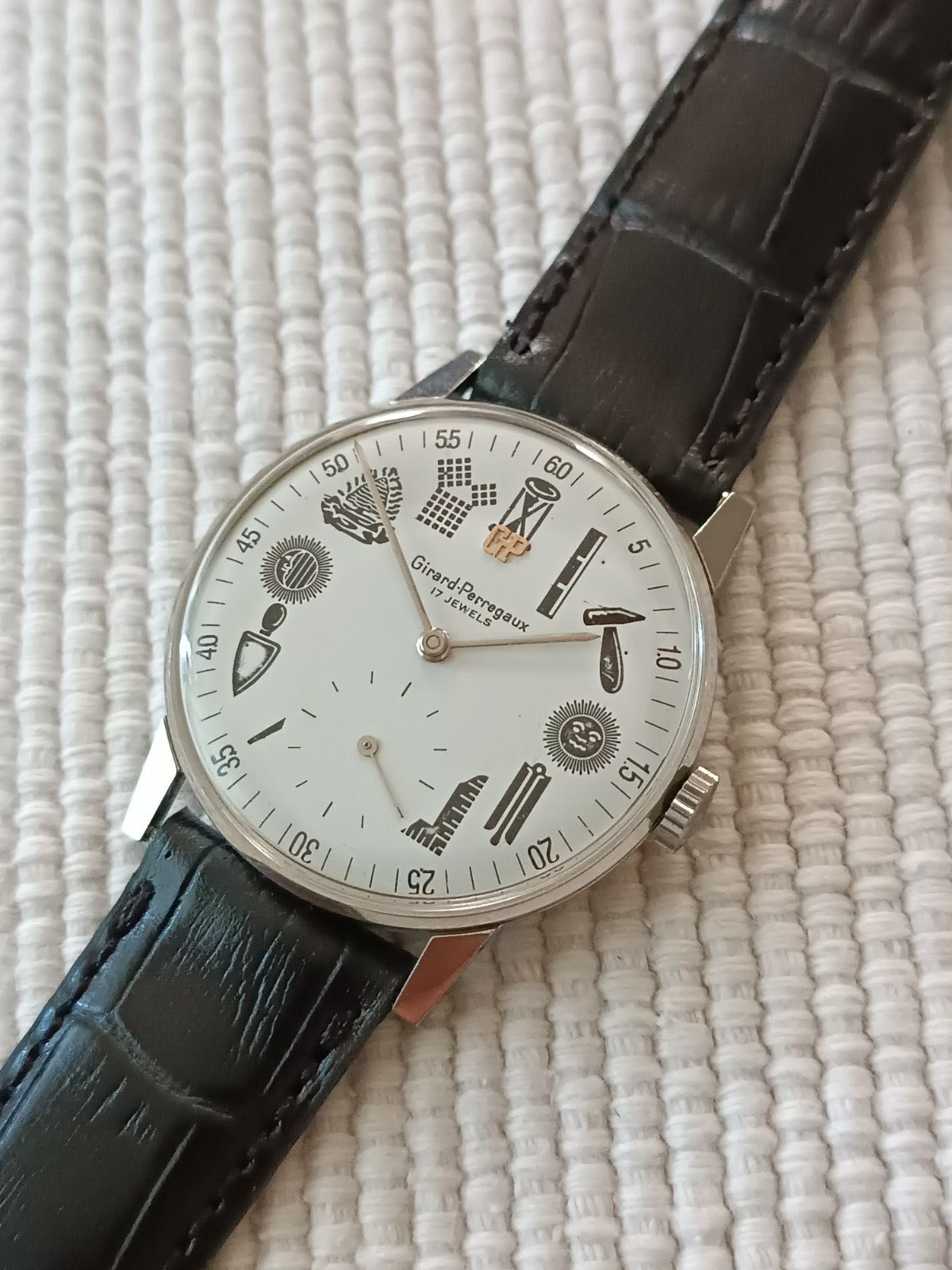 Girard perregaux top masonic watch