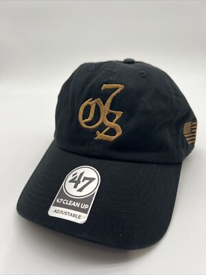 One7six O7S Boston Hat Black And Copper  47 OSFA Adjustable Brand New
