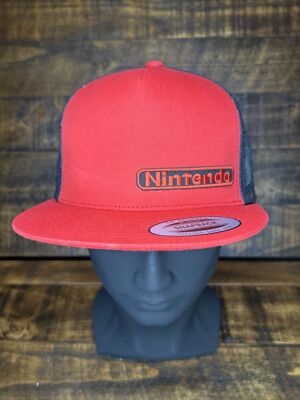 Nintendo Video Game Custom Trucker Hat Vintage Patch Yupoong Snapback Cap