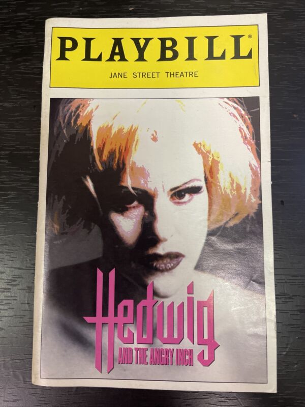 ALLY SHEEDY in HEDWIG & ANGRY INCH Oct 1999 Off-Broadway COLOR Playbill! JANE ST