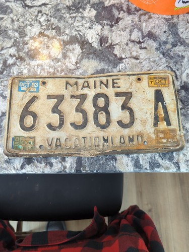 Retired Maine License Plate - VACATIONLAND