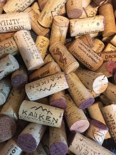 240 Used Wine Corks. No Synthetics.