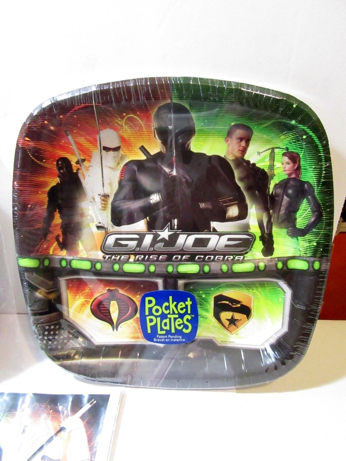 GI JOE PARTY SUPPLIES SEALED MASK PLATES NAPKINS TREAT BAGS CUPS NIP 2006 LOT
