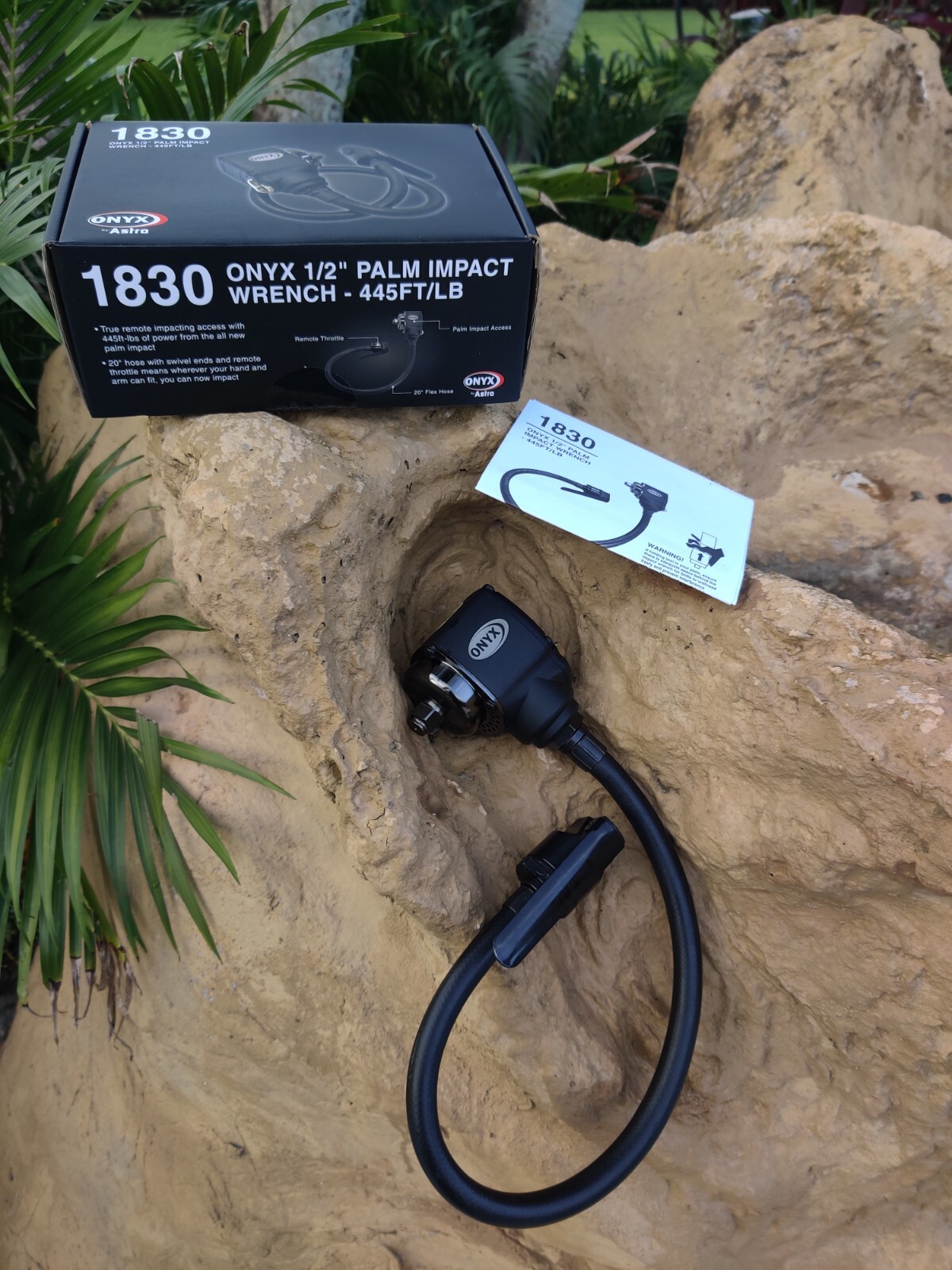 Astro Pneumatic 1830 ONYX  1/2" PALM IMPACT WRENCH WITH REMOTE IMPACTING ACCESS