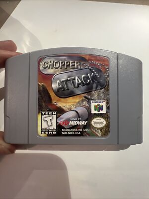 Chopper Attack Nintendo 64 N64 Original Authentic