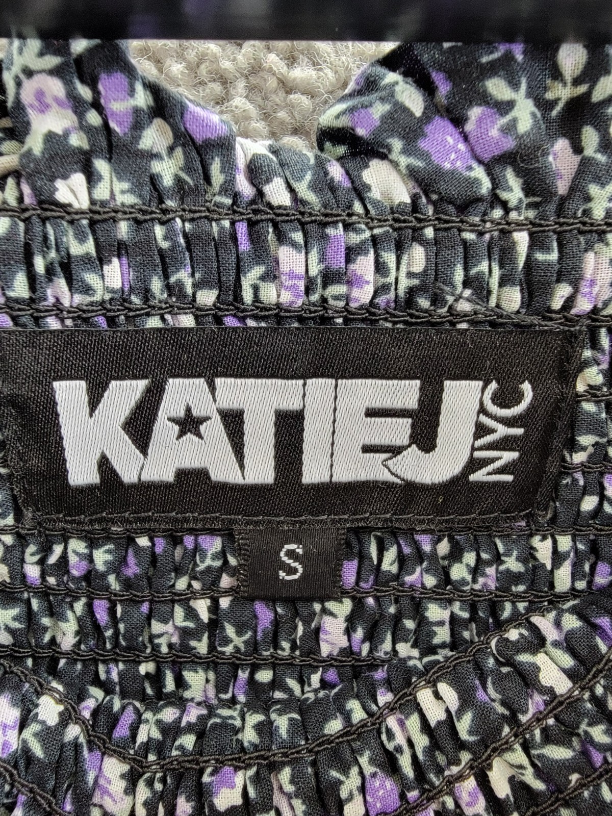 KatieJnyc Brooke Floral Print Skirt Girls' S Black Multi Smocked Elastic Waist - Picture 8 of 15