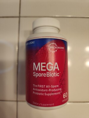 Mega SporeBiotic - Spore Based Probiotic to Support Gut Health 60 Capsules 01/25