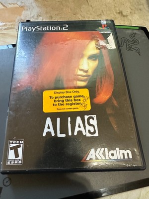 Alias Sony PlayStation 2 PS2 2004 Complete Manual Registration Card