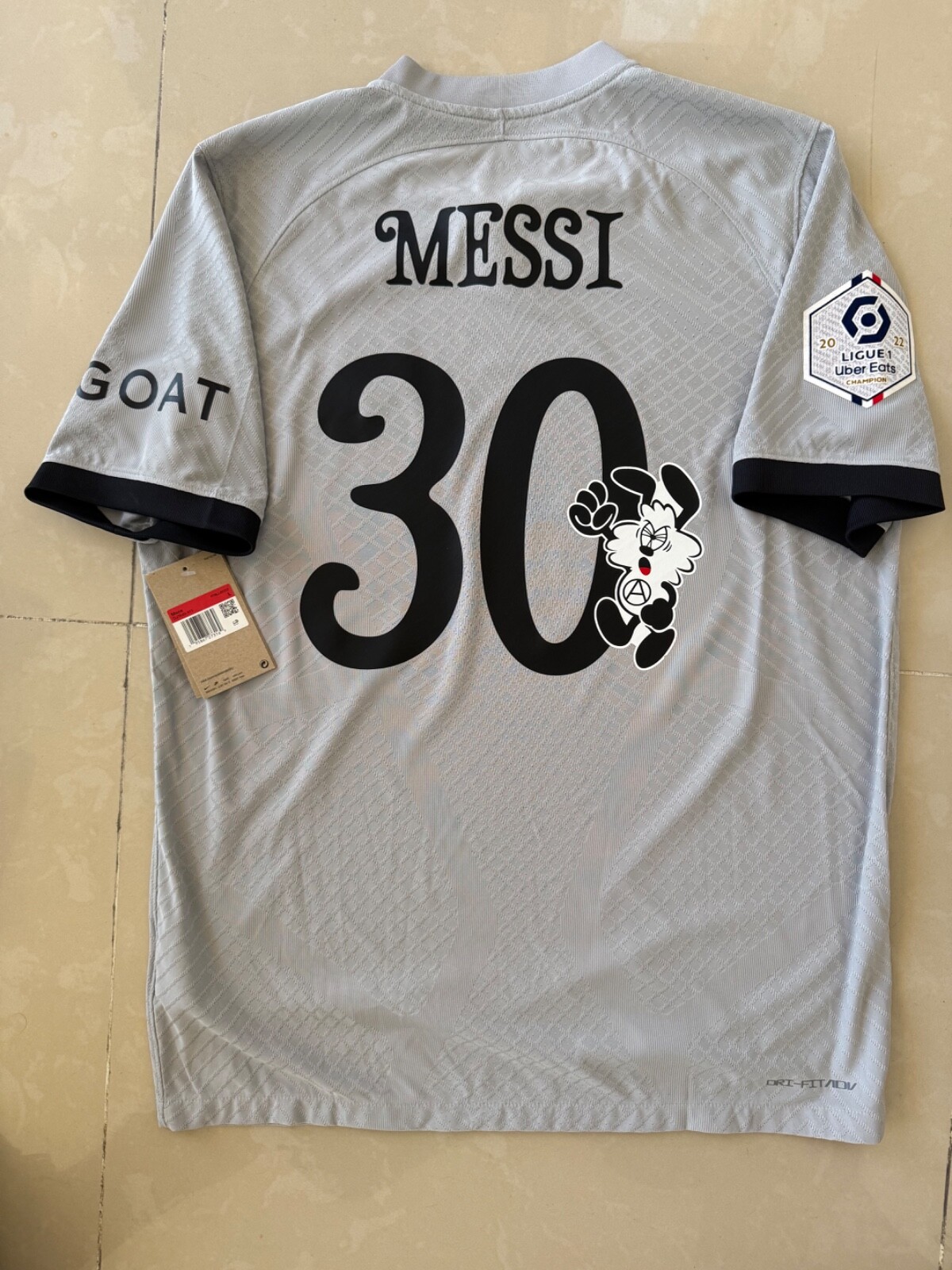 新品　上下セット　PSG　L size ノーブランド　メッシ　MESSI PSG Lionel Messi Nike Name & Number Fan Top | Soccerchili.com