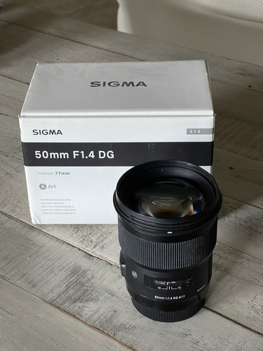 Sigma Art 50mm F/1.4 DG HSM Lens - Canon (EF Mount) | eBay
