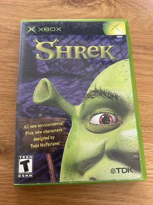 Shrek (Microsoft Xbox, 2001) Original Used Complete With Manual Video Game