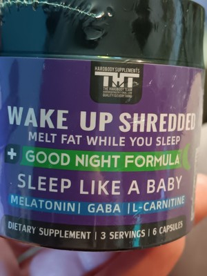 30 Day Supply. THT Wake Up Shredded - Melt Fat While you Sleep - 6 Capsules