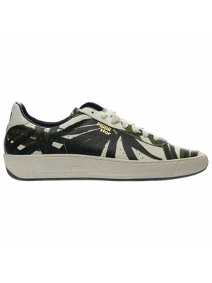 Мужские кожаные спортивные кроссовки на танкетке PUMA Green Palm 1/2 Platform Star X 5