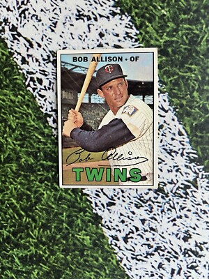 1967 Topps Baseball Bob Allison #194 EX Condition Low Cost Shipping 