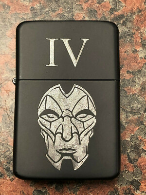 Jhin Briquet Fini Noir Mat *Gravure Gratuite* League Of Legends ADC Quatre IV