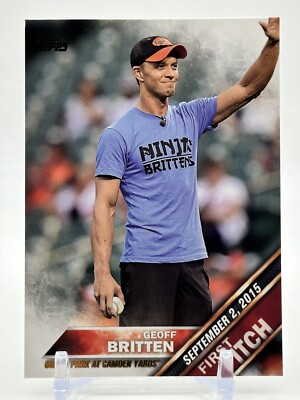 2016 Topps First Pitch Series 2 Geoff Britten #FP-14
