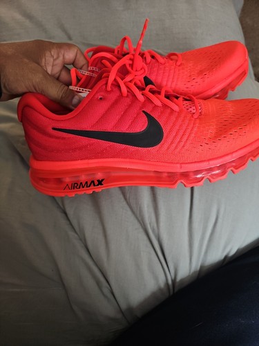 bright red nike shoes