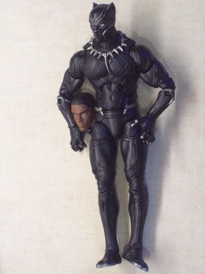 MARVEL LEGENDS INFINITE SERIES BLACK PANTHER FROM THE GIANT MAN BAF 6 quot LOOSE