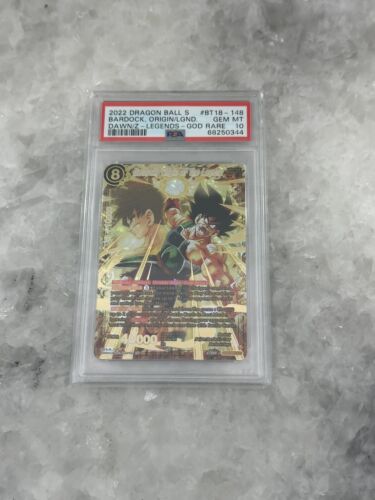 PSA 10 Bardock Origin of the Legend God Rare BT18-148 Dragon PSA 10 Bardock Origin of the Legend God Rare BT18-148 Dragon
