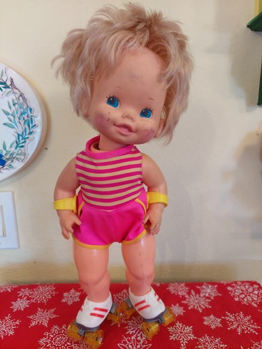 1982 Baby Skates Doll By Mattel