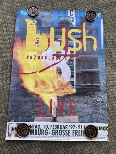 トップス bush RAZORBLADE SUITCASE TOUR LS Murina Rare Vintage Bush 1997 Razorblade Suitcase Concert Tour