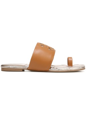 Женские босоножки CIRCUS BY SAM EDELMAN с коричневым ремешком Astrid Slip On Slide, 6 м