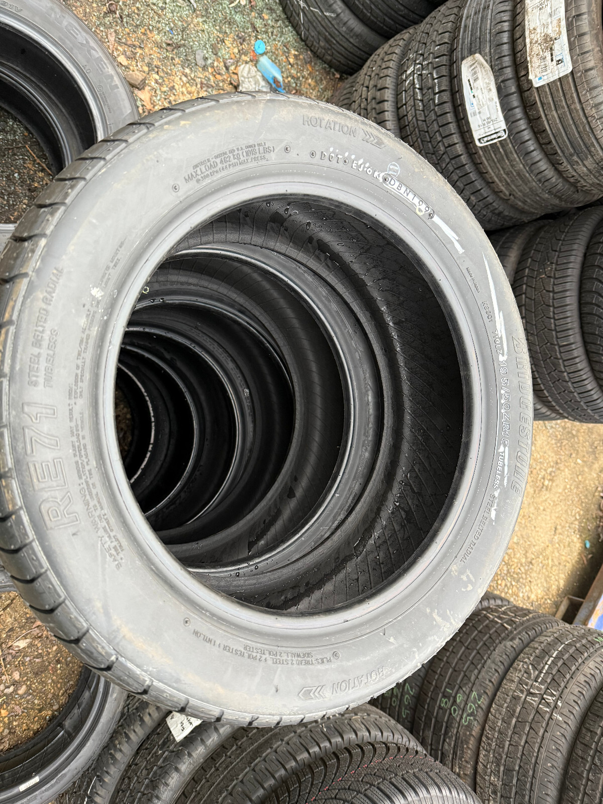 195 50 15 Bridgestone RE71, Very Rare, Price for each Tyre (F1_tyres) FO YD061