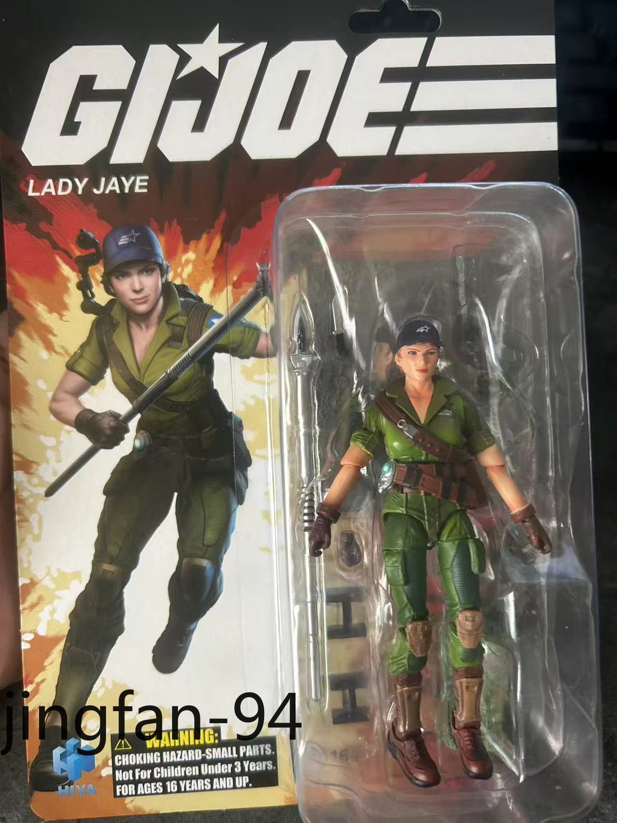新品未開封 G.I.ジョー LADY JAYE 3.75インチ フィギュア G.I. Joe: Retro Collection Lady Jaye Kids Toy Action Figure