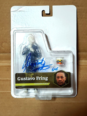 Breaking Bad Gustavo Gus Fring Prototype Mezco Toyz Signed Giancarlo Esposito
