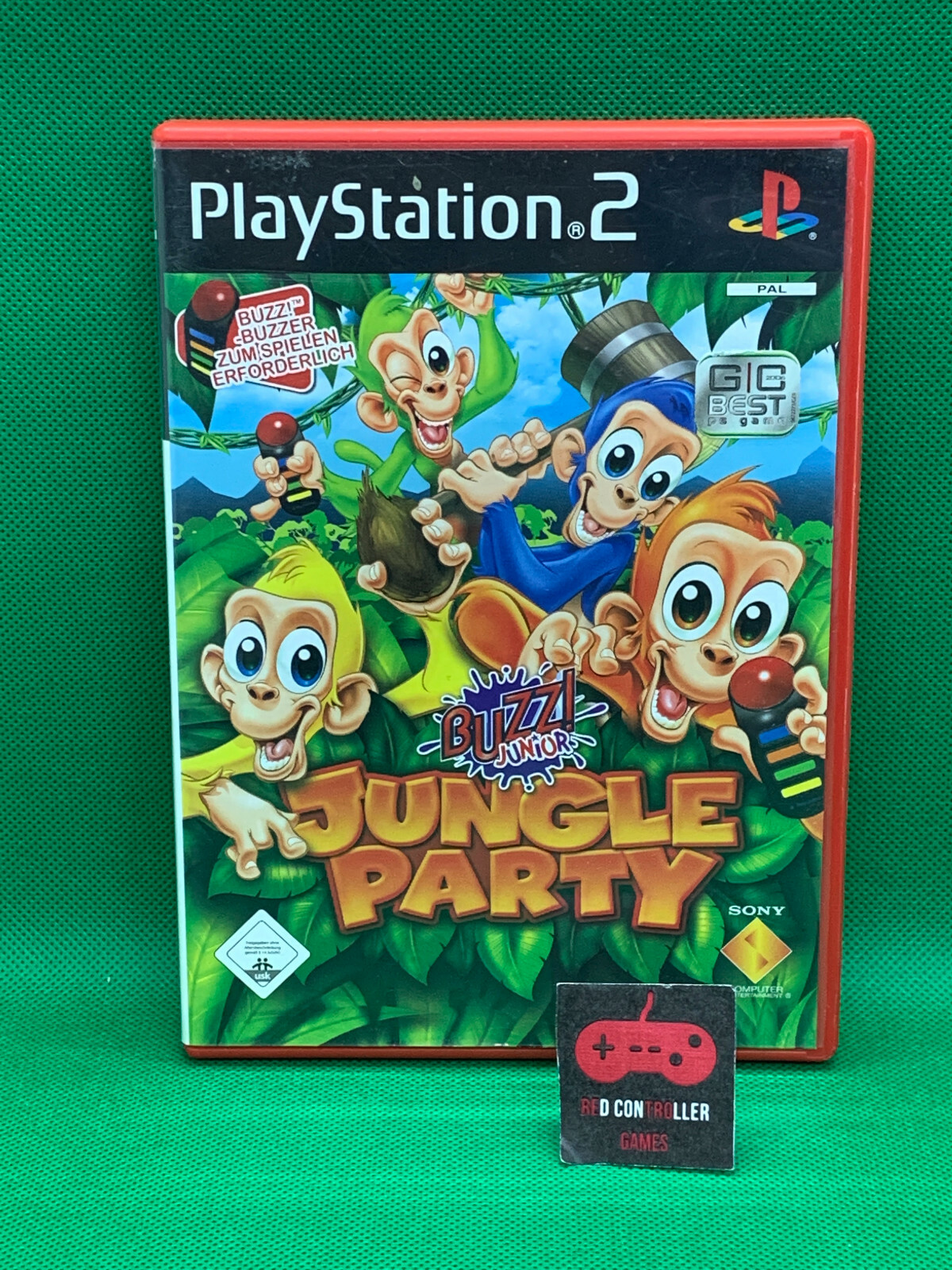 Buzz Junior Jungle Party PS2 Sony Playstation 2 Spiel *OVP* + Anleitung 