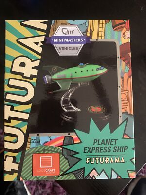 Futurama Planet Express Ship Model QMX Mini Masters Vehicles Loot Crate 2016