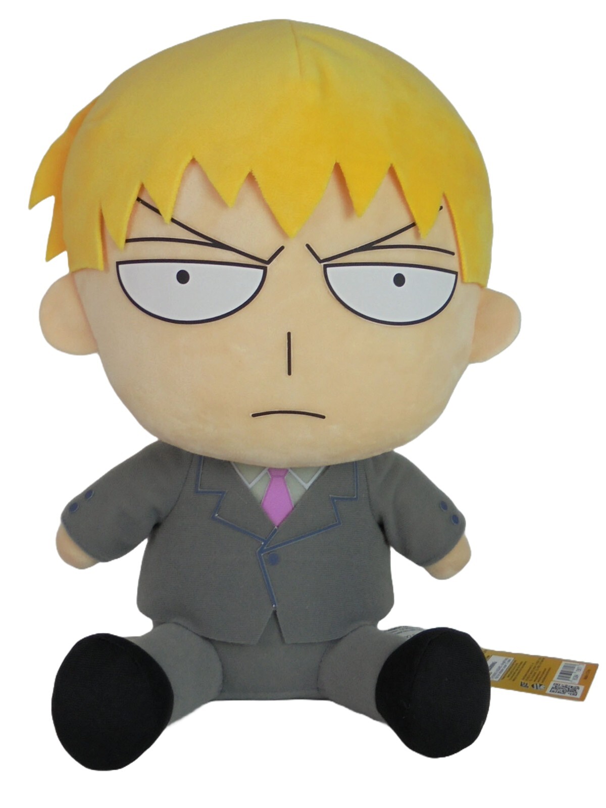 Mob Psycho 100 Anime Large Sitting Plush Toy Doll Arataka Reigen #473817